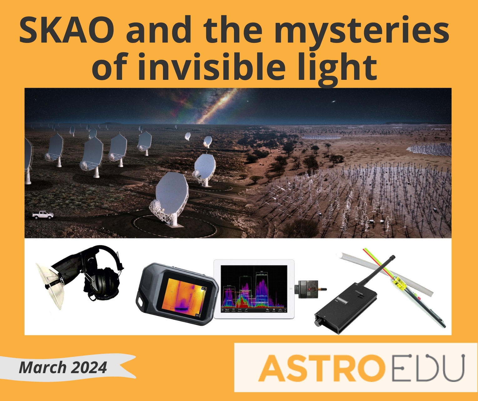 SKAO and the mysteries of invisible light